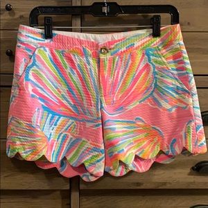 Lilly Pulitzer Scalloped Shorts